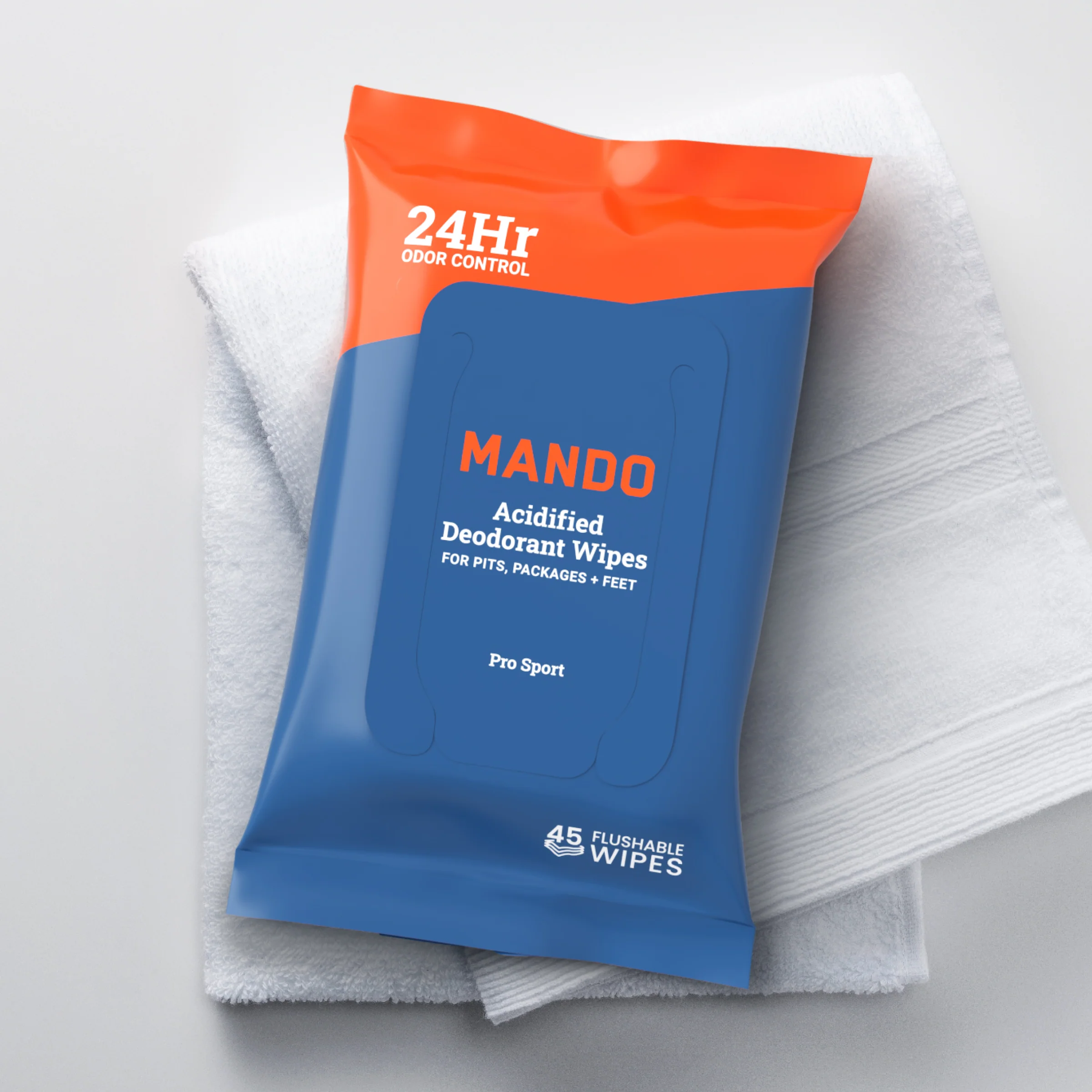 45CT Wipes | Acidified Deodorant Wipes - Image 3