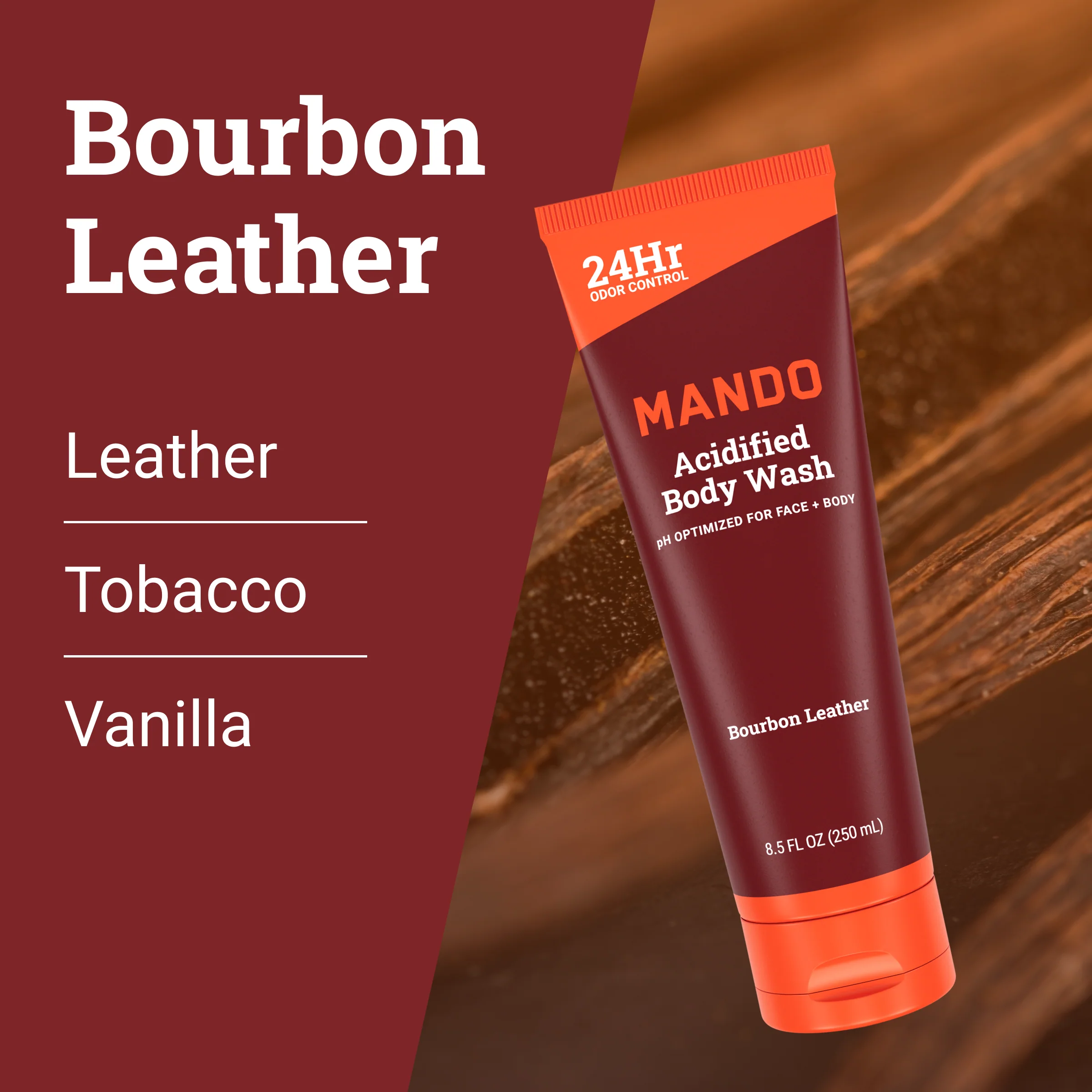 Bourbon Leather | Acidified Body Wash - Image 3
