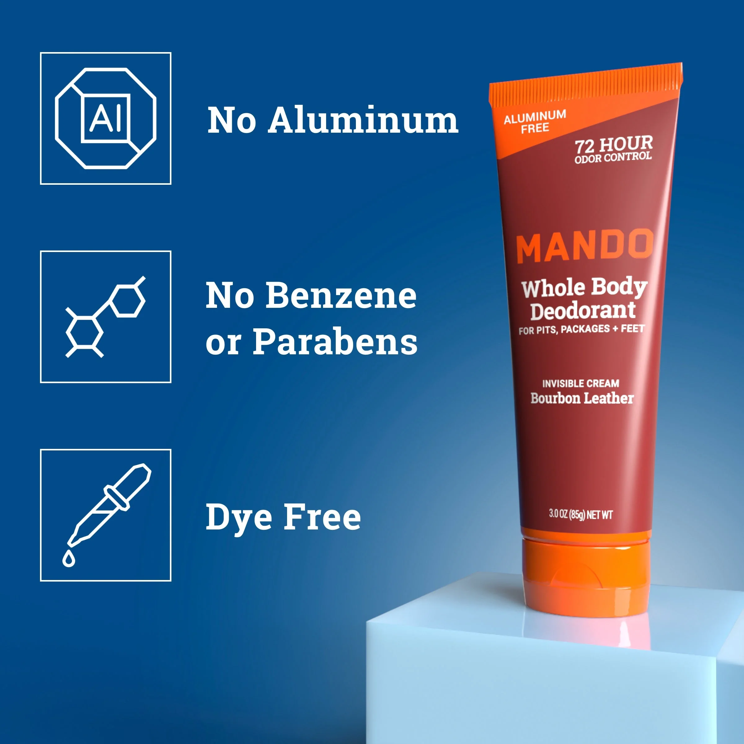 Bourbon Leather | Aluminum Free Cream Deodorant - Image 5