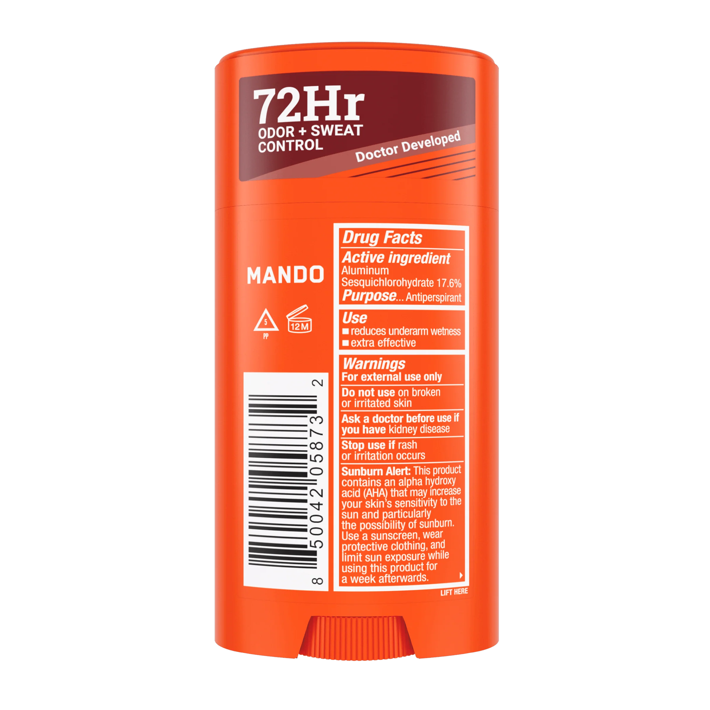Bourbon Leather | Sweat Control Solid Deodorant - Image 6