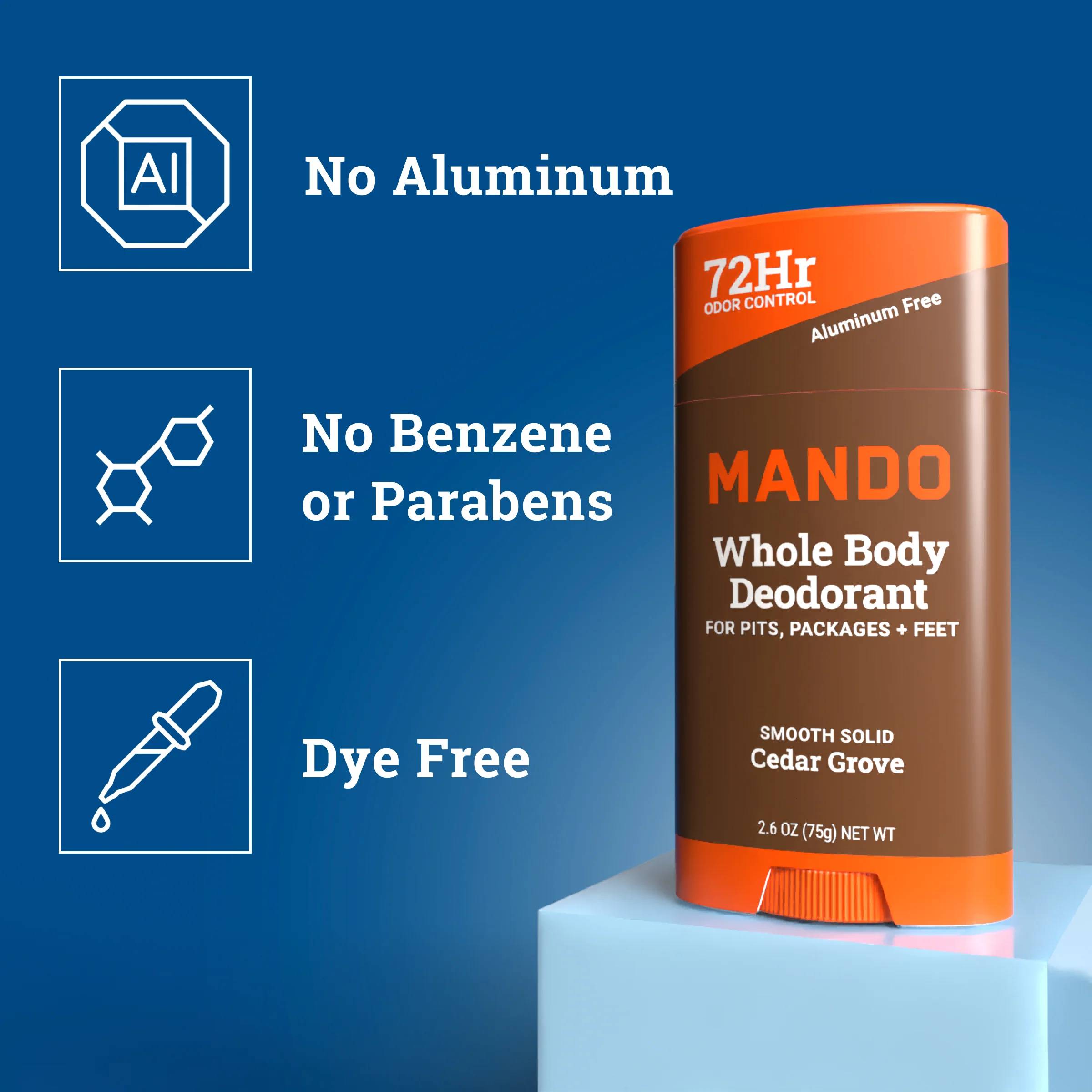 Cedar Grove | Aluminum Free Solid Deodorant - Image 4