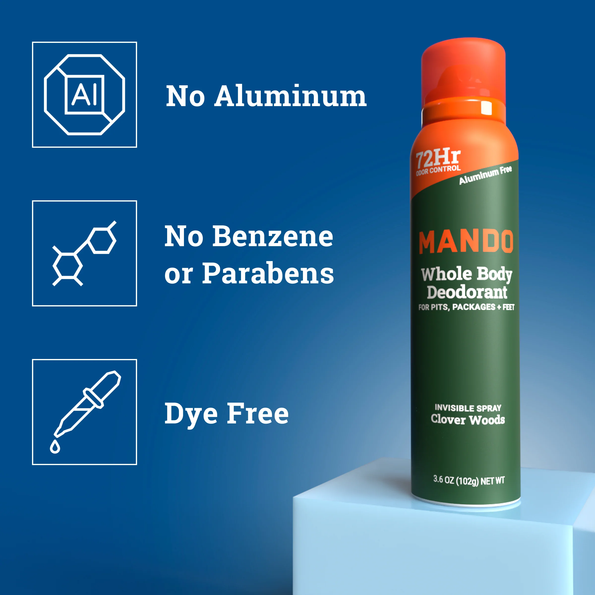 Clover Woods | Aluminum Free Spray Deodorant - Image 4
