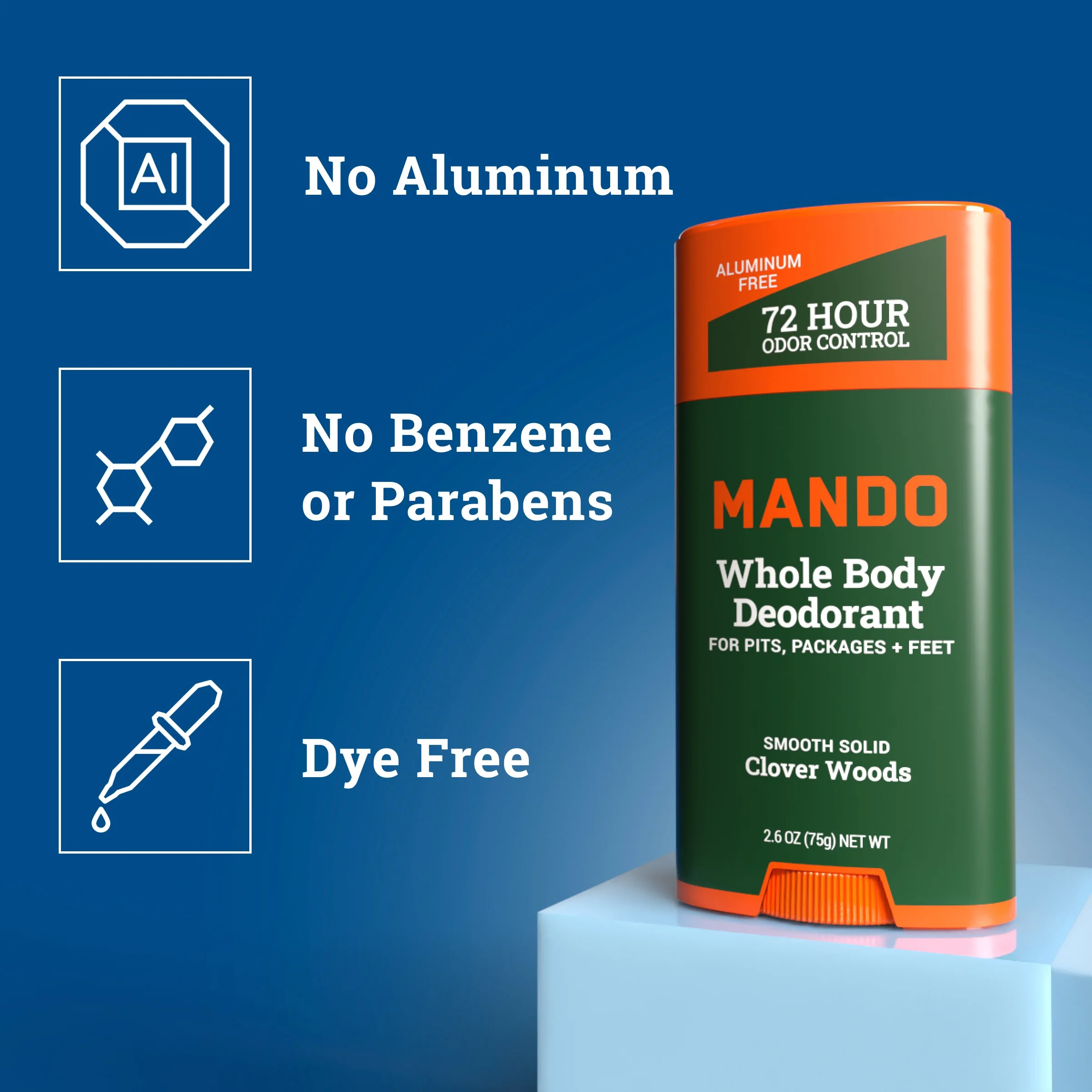 Clover Woods | Aluminum Free Solid Deodorant - Image 4
