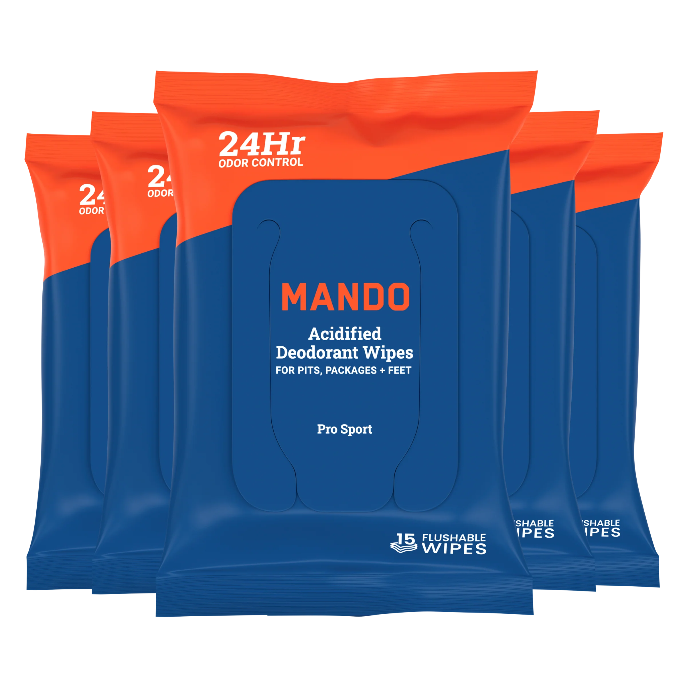 Deodorant Wipes 5-Pack