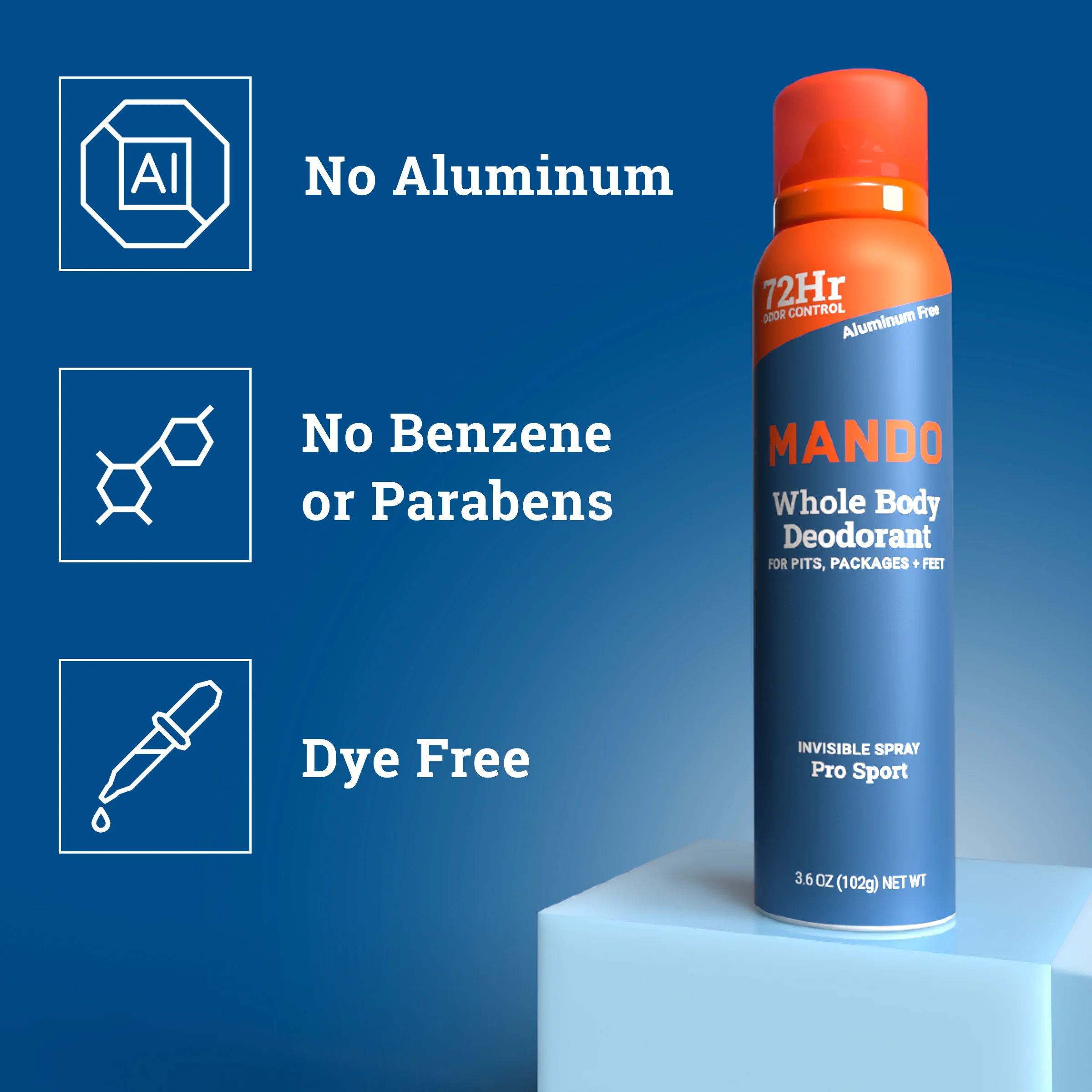 Pro Sport | Aluminum Free Spray Deodorant - Image 4