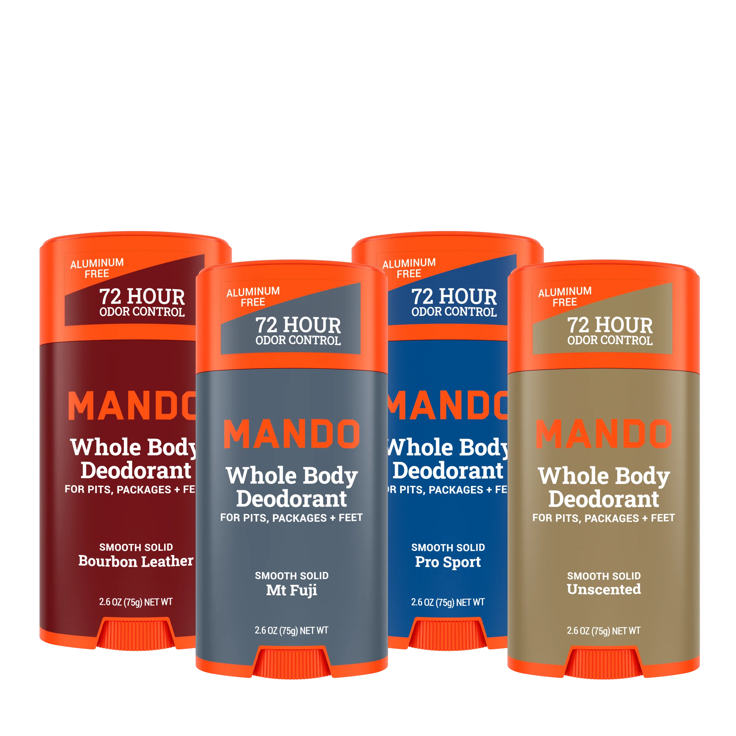 Smooth Solid Stick 4-Pack