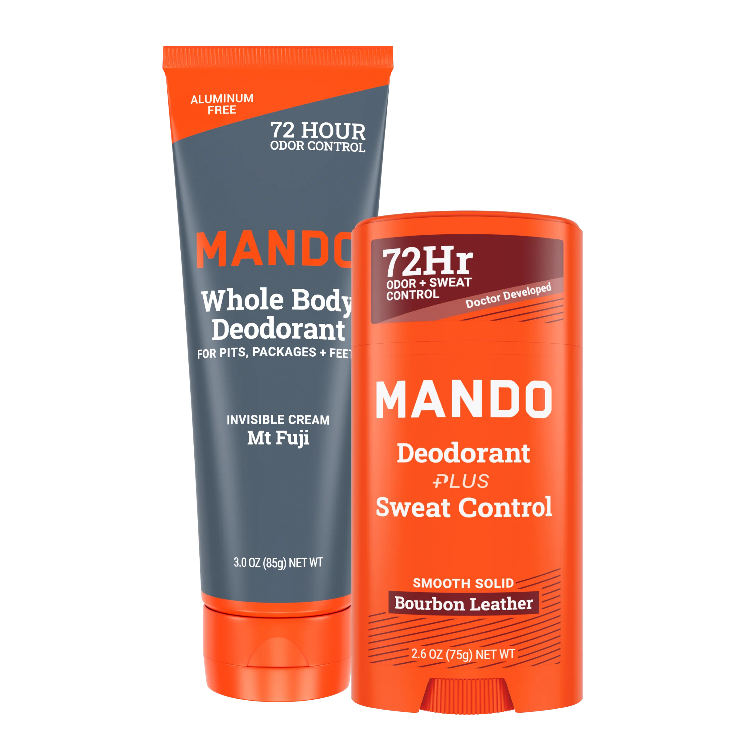 Stick + Tube Bundle | Solid Stick, Cream Tube or Body Wash