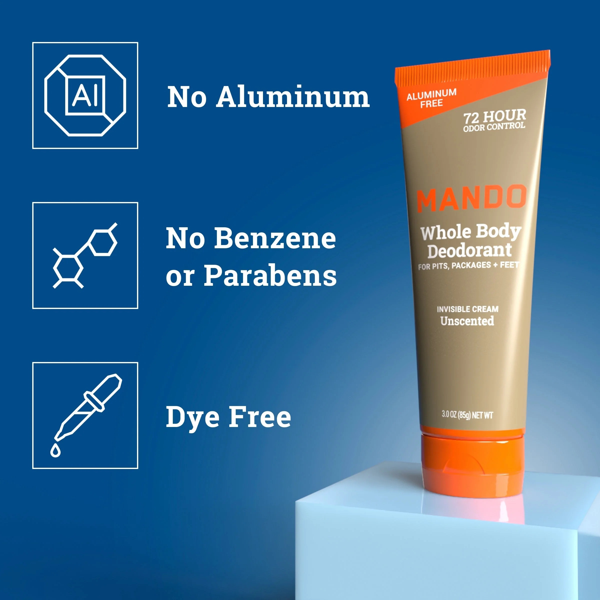 Unscented | Aluminum Free Cream Deodorant - Image 4